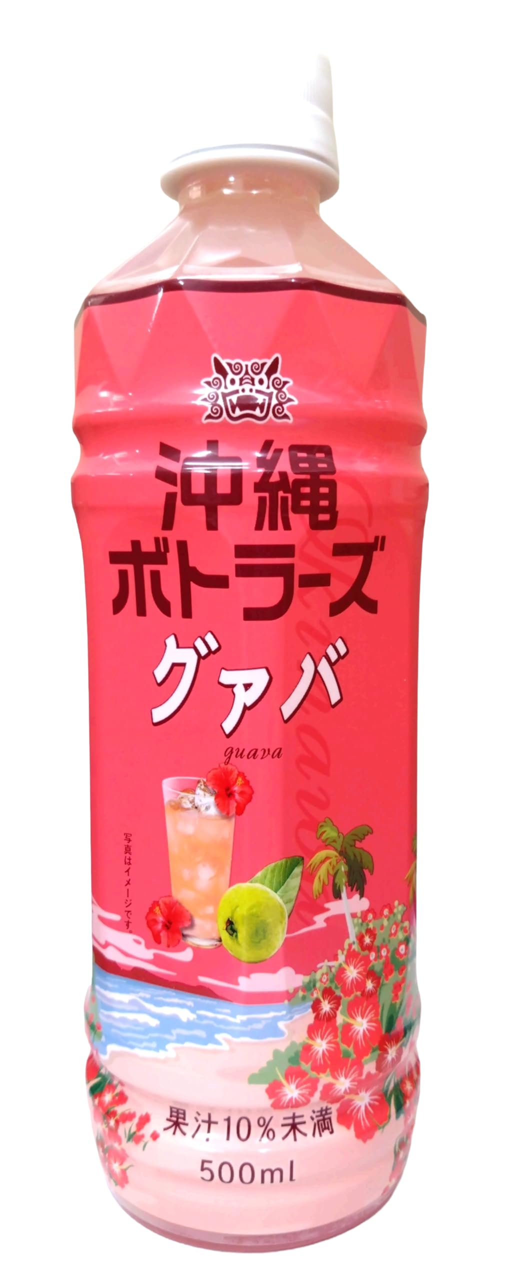 Amazon.co.jp: 沖縄ボトラーズ グアバ ジュース 500ml ペットボトル×24