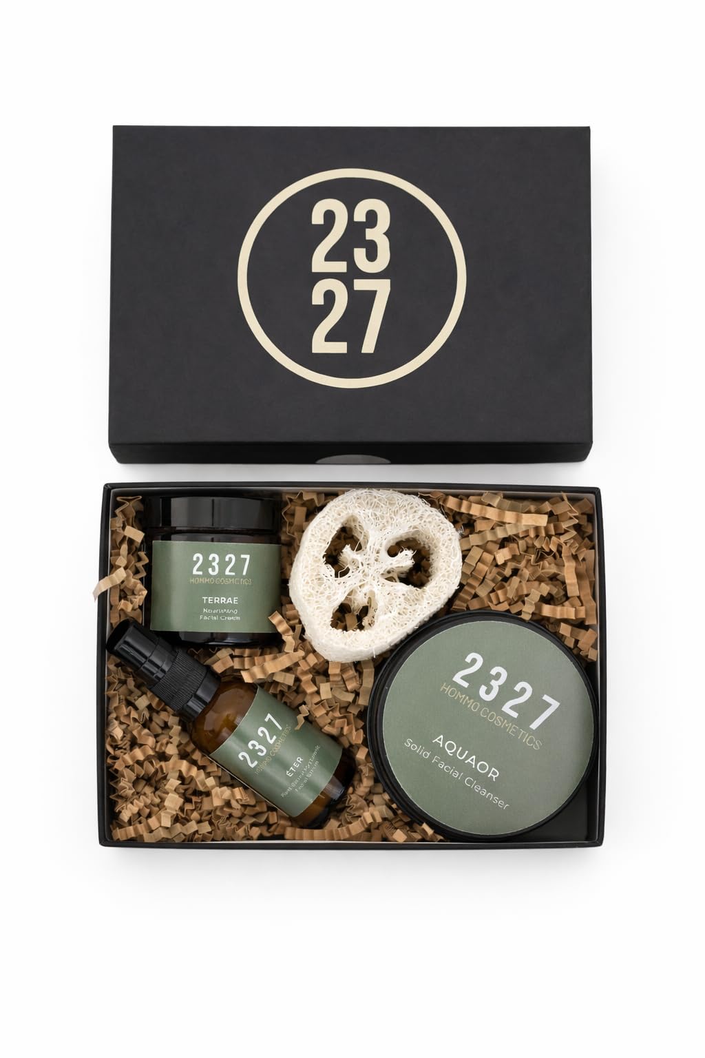 Kit Cuidado Facial Hombre | Rutina Facial Botánica 3 Pasos | Limpiador Facial + Sérum y Crema con Ácido Hialurónico | Hidratación Profunda y Sin Brillos | ELEMENTVM | 2327