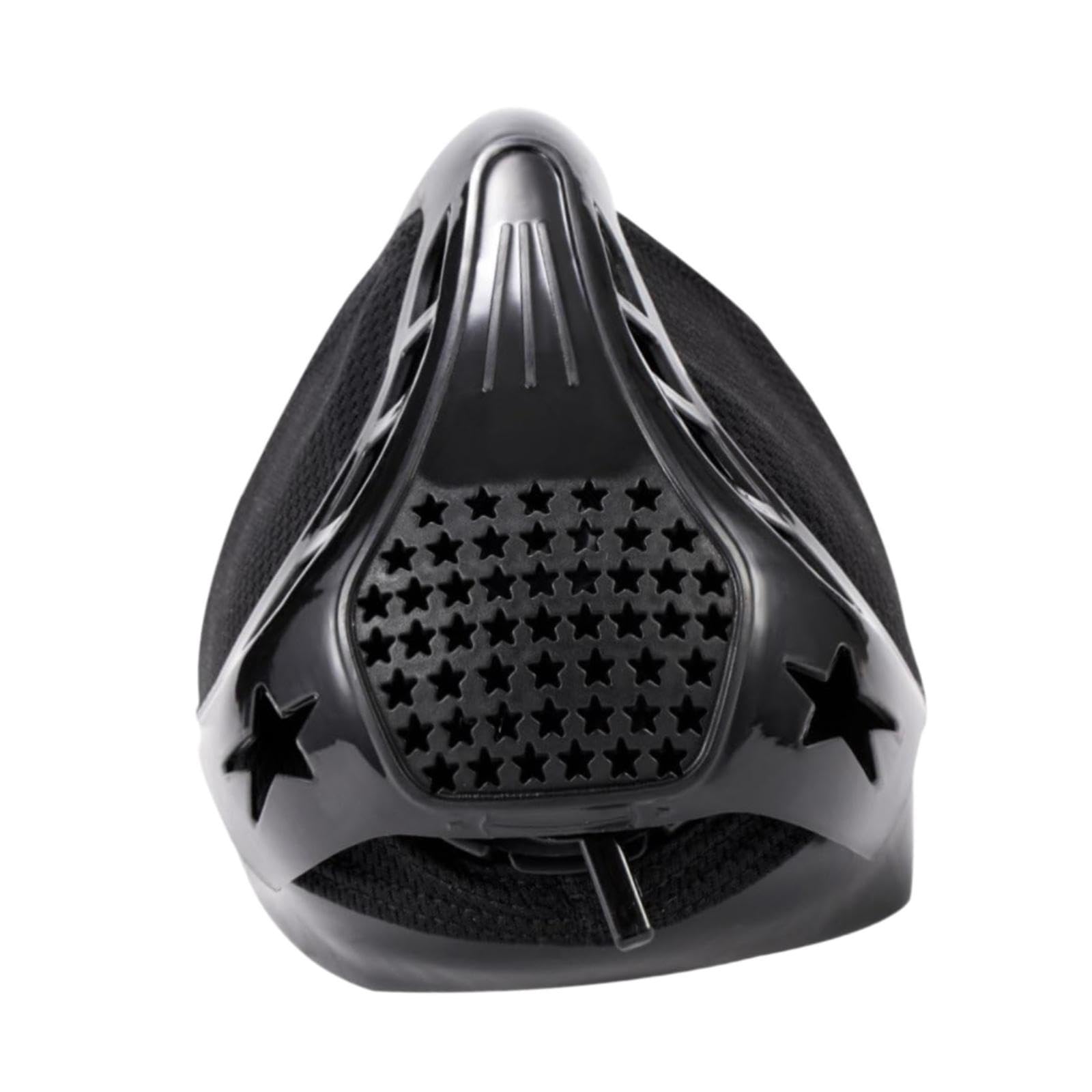 ZOOMELLA Adjustable Resistance Fitness Mask for Men and Women for Weight Lifting Gym Black-picture-56