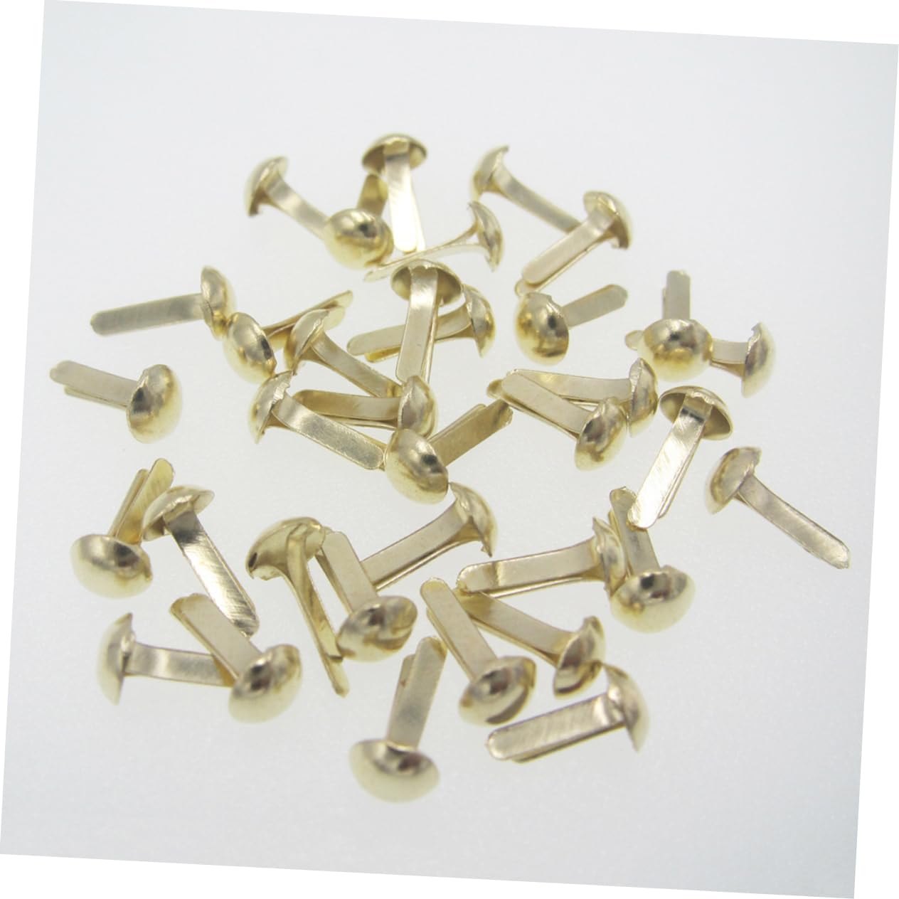 Beatifufu DIY Paper Craft Supplies 200pcs Metal Brads Decorative Brads Storage Box