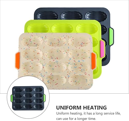 Miniatura 7 de Bandejas de panadería antiadherentes de silicona Eclair, molde antiadherente, molde para pan de hoja, molde para tostadas, molde para brownie,