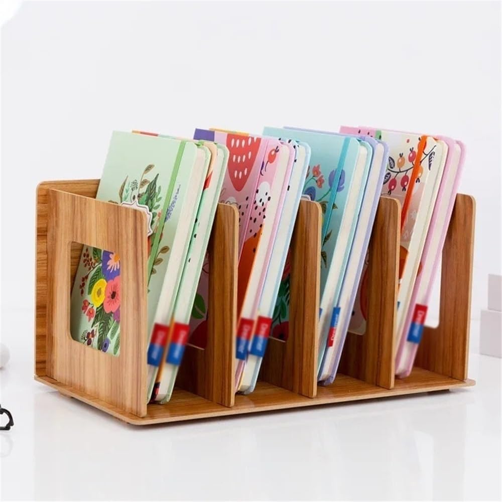 Ufficio Scaffale da scrivania, supporto for libri for studenti, scaffale, porta CD, DVD in legno, organizer for ufficio Organizzatore da scrivania