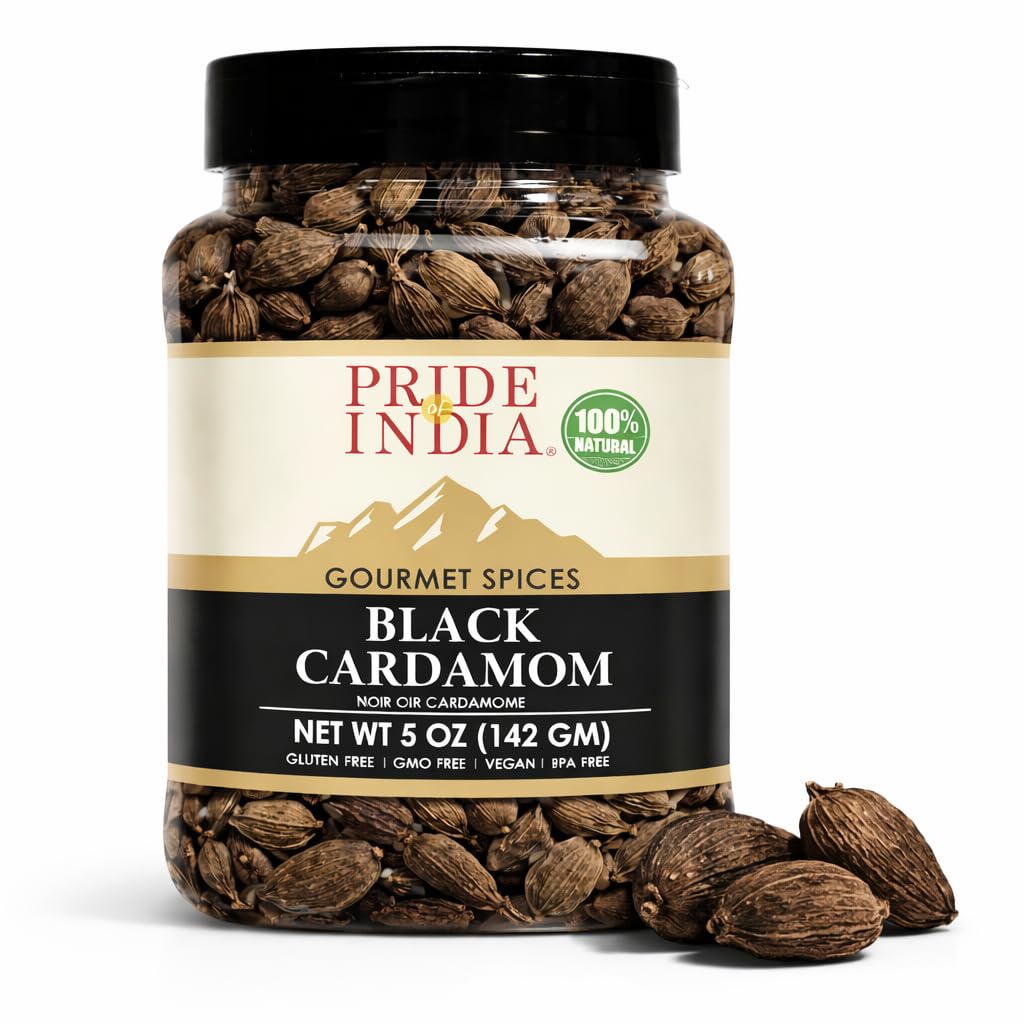 Pride Of India - PACK of 6 - Brown Mustard Seed Whole – Gourmet Indian Spice – Hot & Spicy Flavor – Ideal Seasoning for sauces/dips/Spice Blends – Easy to Store – 12 oz. Medium Dual Sifter Bottle