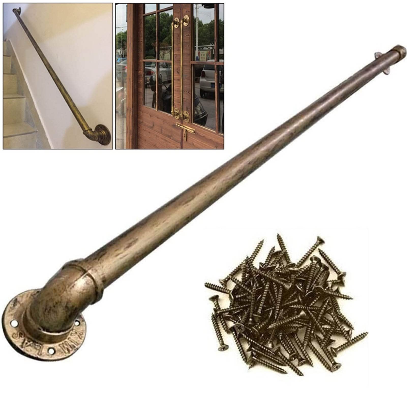 Kit d'escalier vintage en laiton pour sécuriser votre entrée extérieure