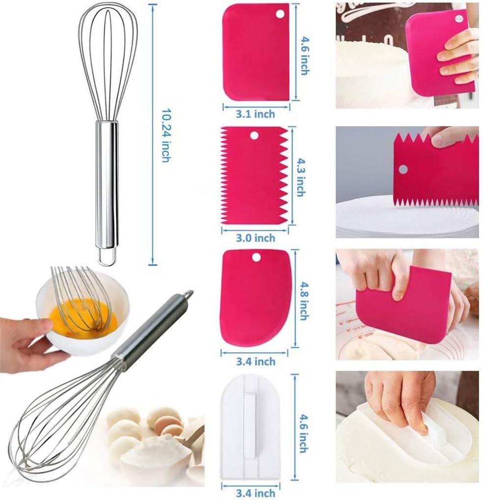 150pcs Piece Cake Turntable Set Flower Mounting Mouth Sugar Flipping And Baking Tool