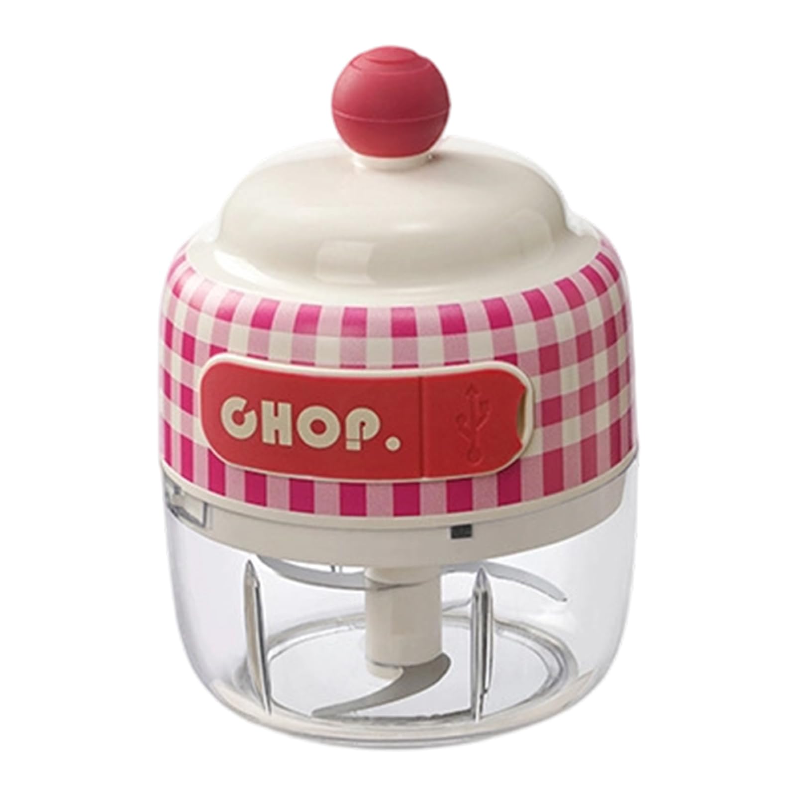 Tsophreniq Food Masher 150ML Portable Electric Food Processor for Garlic Hot Pepper Meat Onion Rechargeable Adjustable Garlic Grinder