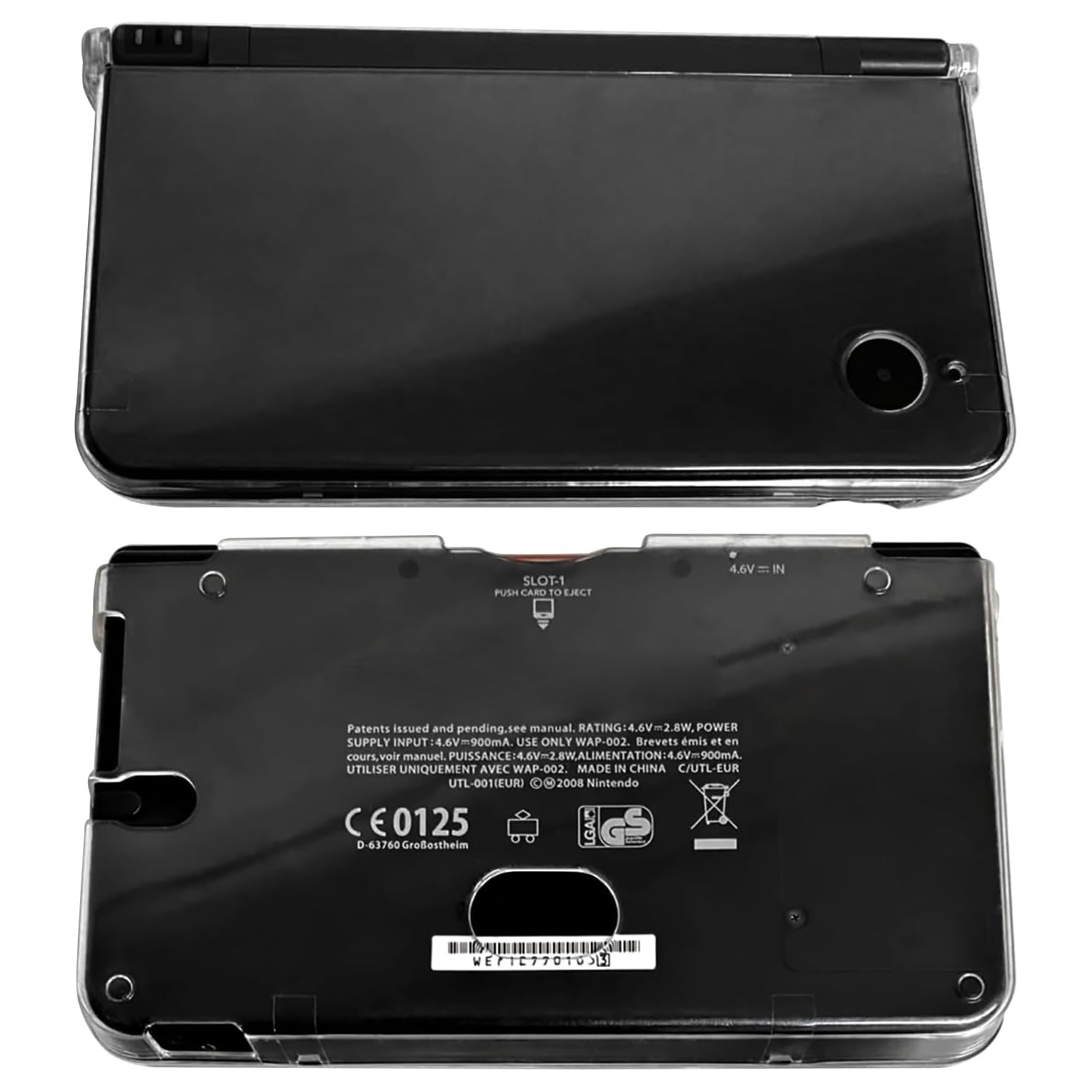 OSTENT Funda Cristalina Transparente para Nintendo NDSiLL NDSiXL