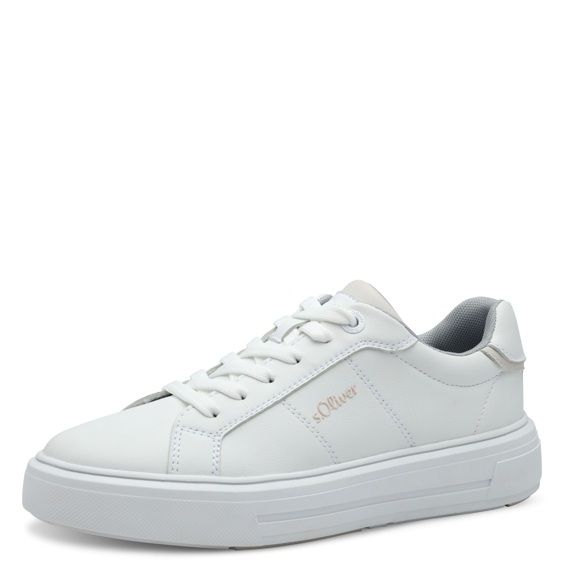 s.Oliver Women Damen Sneaker Low 5-23635-42, White, 8 UK