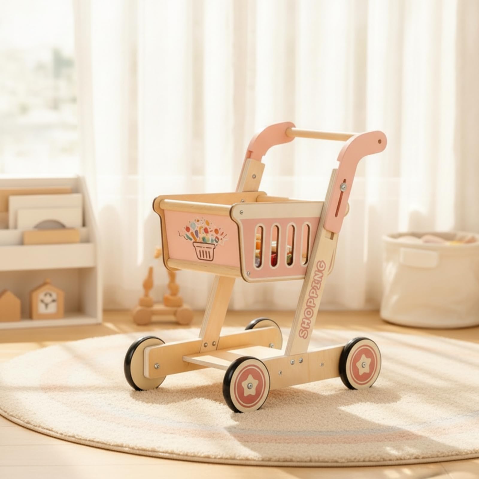 Carrello Giocattolo Bordi Arrotondati