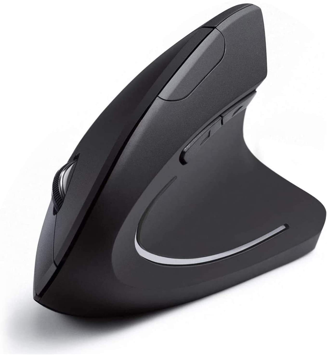 Nidiox Rechargeable Ergonomic Wireless, 2.4G USB Vertical Ergonomic Mouse with 6 Buttons 3 Adjustable DPI 800/1200/1600 Levels Compatible with Computer, Desktop, Laptop, PC, Mac- Black (B0855GL3WD) Amazon Price History, Amazon Price Tracker