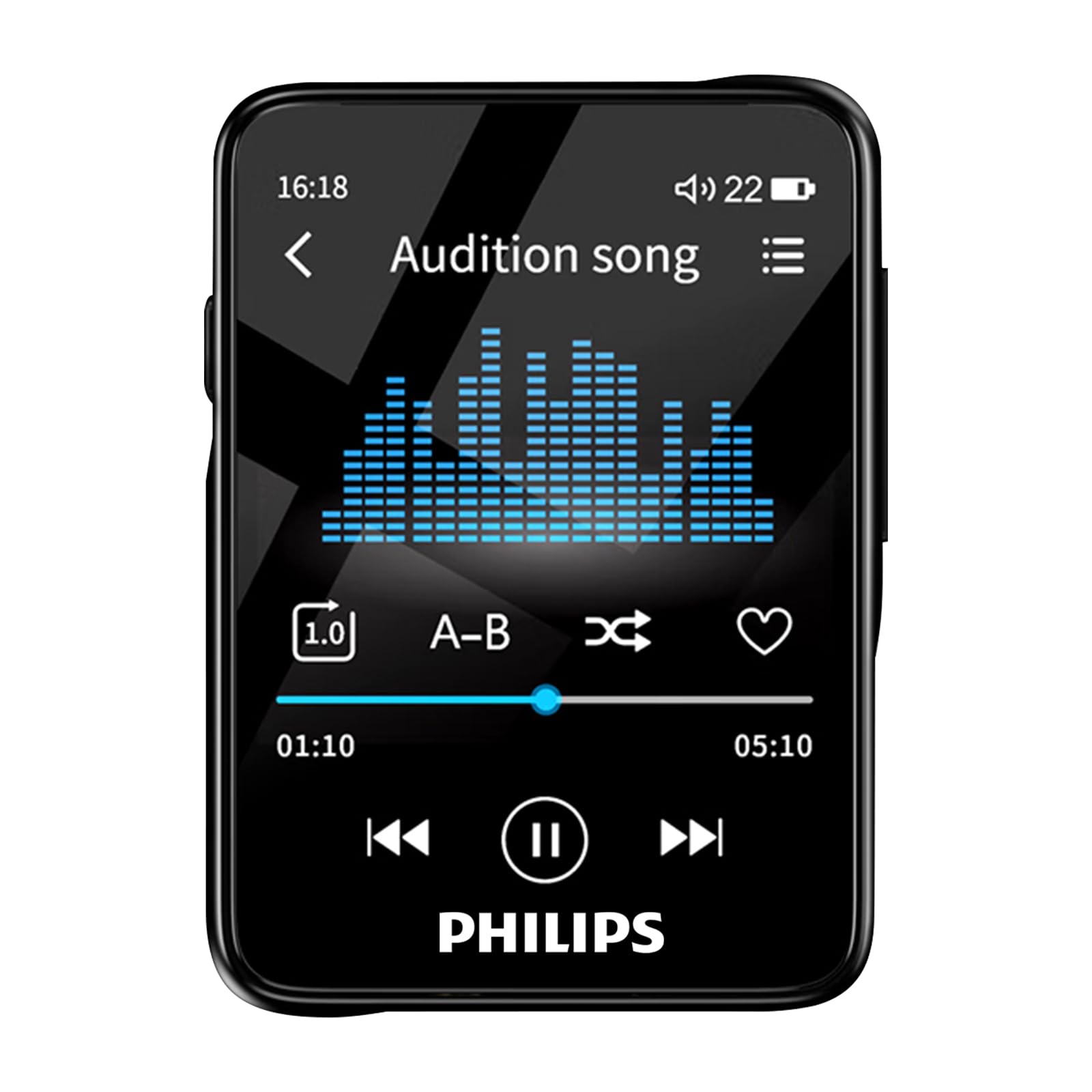 MP3 Player with Bluetooth 5 0 HiFi Portable Mp3 Mp4 Player Digital Music Player 25H Playtime 2 4
