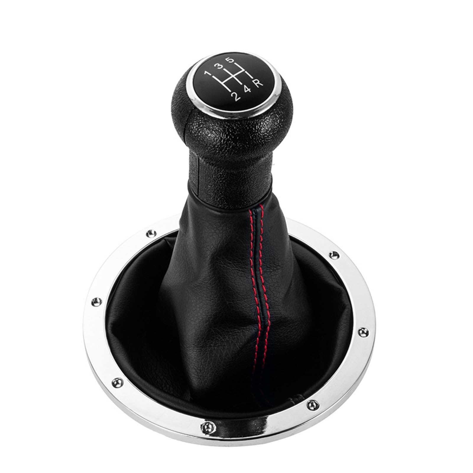 AMYALIN Car Gear Shift Knob for VW for Golf 5 Speed Manual Transmission Shift Knob Head Rod Vehicle Replacement Parts(A)