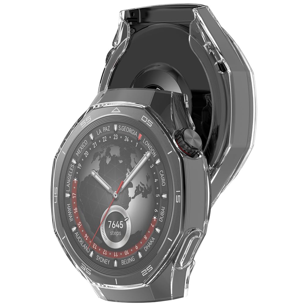Coque Protection Huawei Watch GT 5 Pro 46mm - 2 Pièces Avec Verre Trempé 9H Anti-rayures