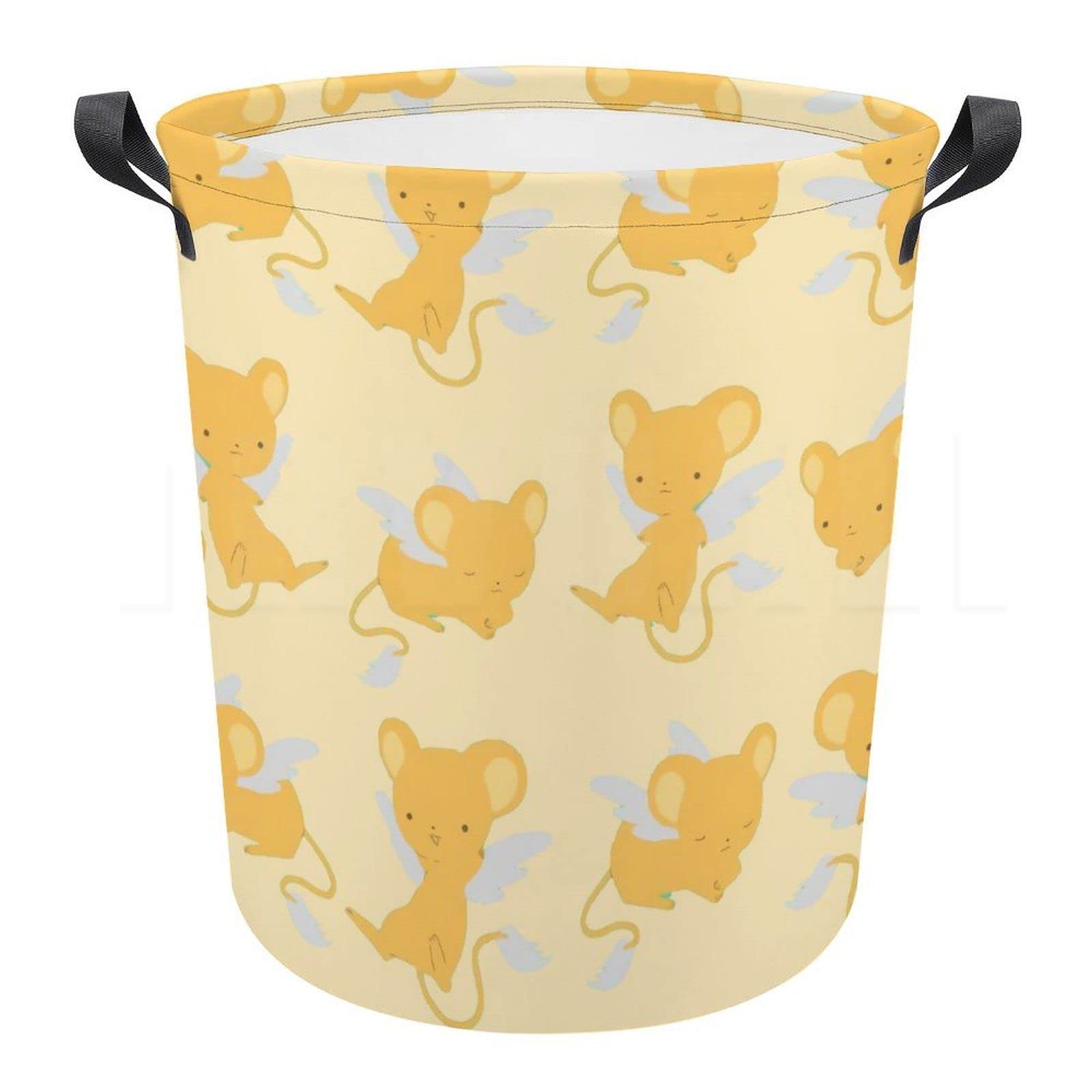 Amazon カードキャプターさくら ケロちゃん 2 汚れた服のかご 汚れた服 収納かご 洗濯物入れ 収納ボックス 折り畳み 大容量 多機能 洗濯ボックス アニメ キャラクター かわいい 円型 42x44cm ランドリー収納 オンライン通販