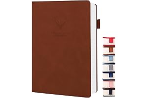 Lined Journal Notebook - A5 Thick 360 Page Wide Ruled Paper