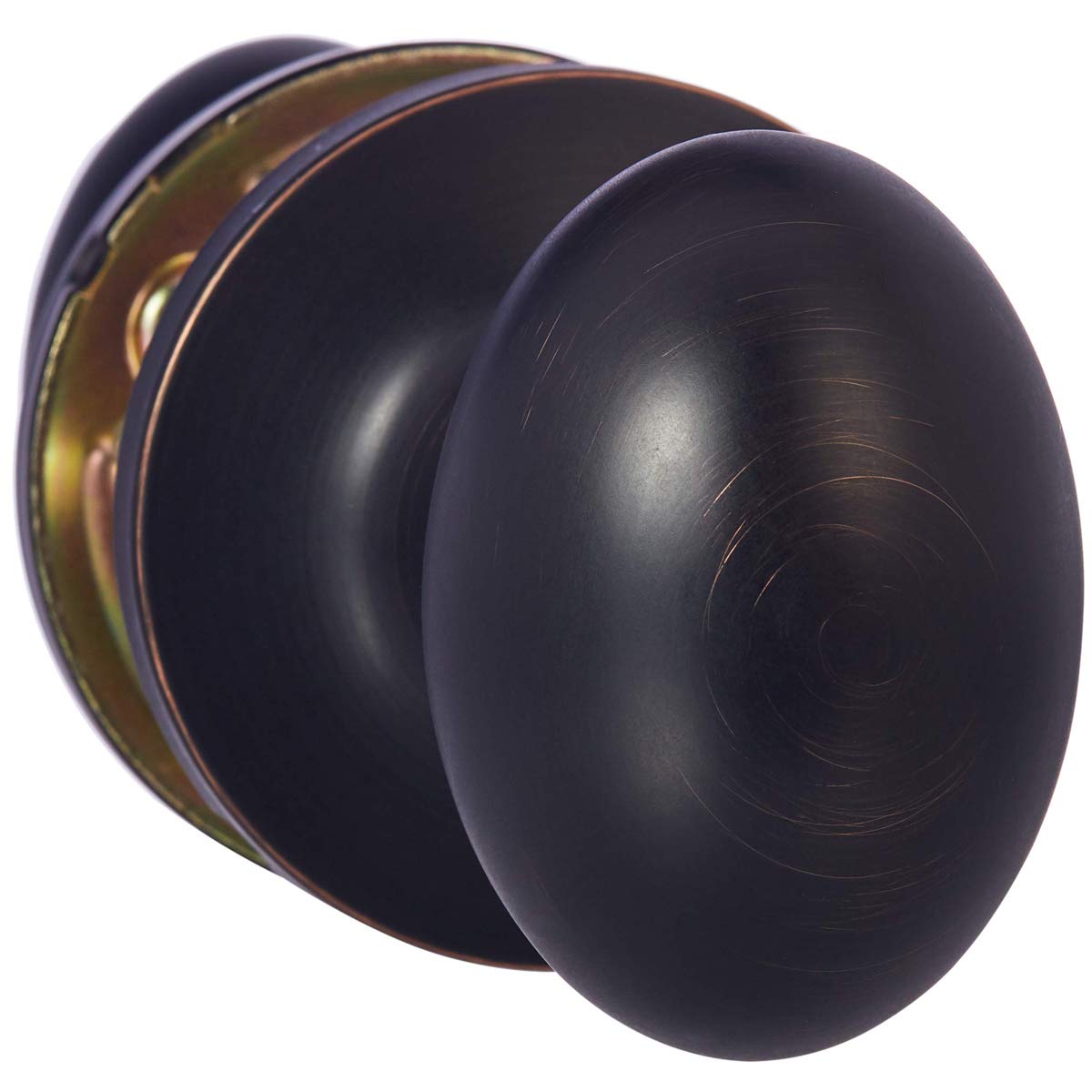 Amazon Basics Closet Door Knob, Oval Egg, Oil Rubbed Bronze Buy Online