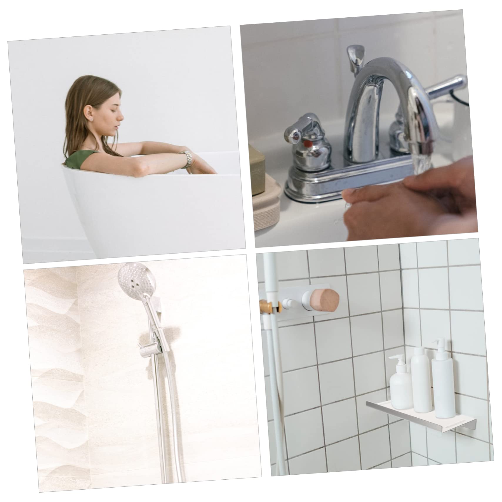 KONTONTY Toiletries Shelf Wall-mounted Rack over Toilet Storage Bathroom Organizer Shelf Stainless Steel Holder