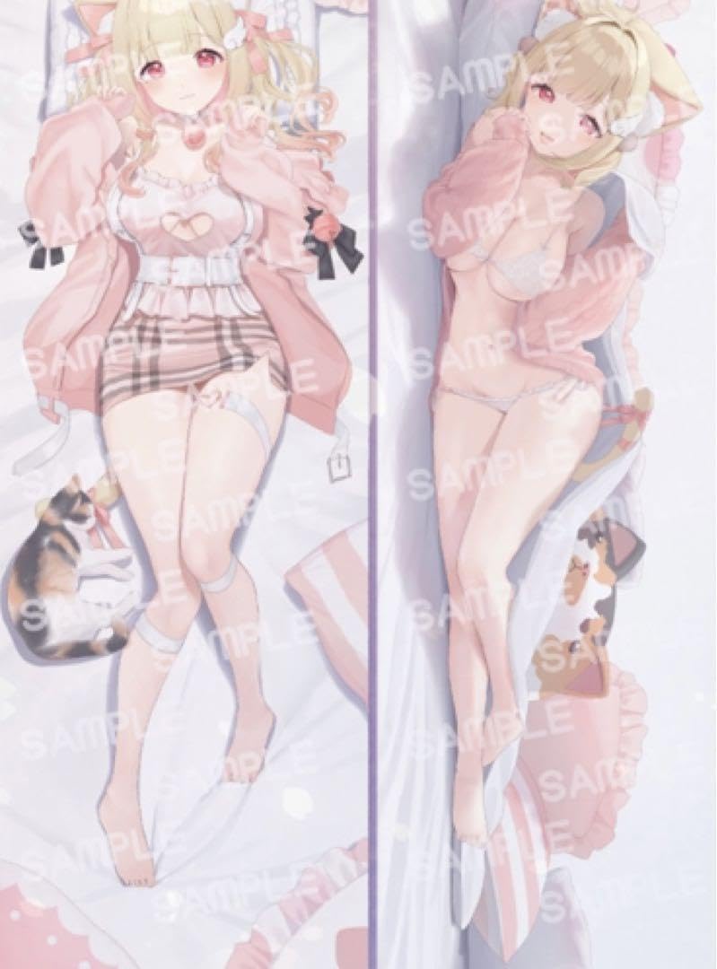 Amazon | けもみみりふれっ 猫羽かりん 2周年記念 抱き枕カバー 