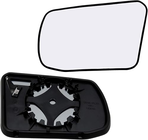 Miniatura 3 de Conjunto de cristal de espejo lateral con placa trasera de plástico (no calentada) compatible con Nissan Altima 2007-2012 (lado del conductor sin