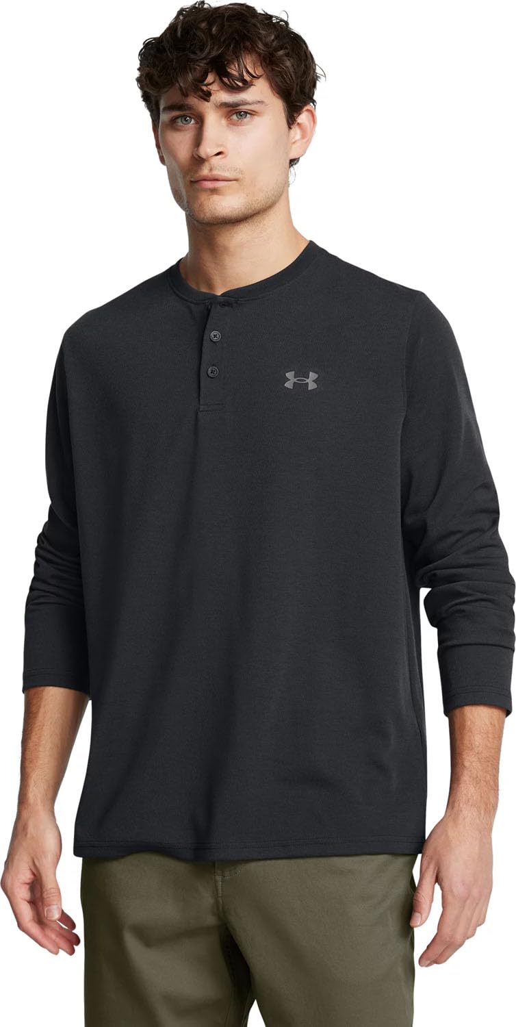Under Armour 1386997-1-XL UA M CGI Henley Black XL
