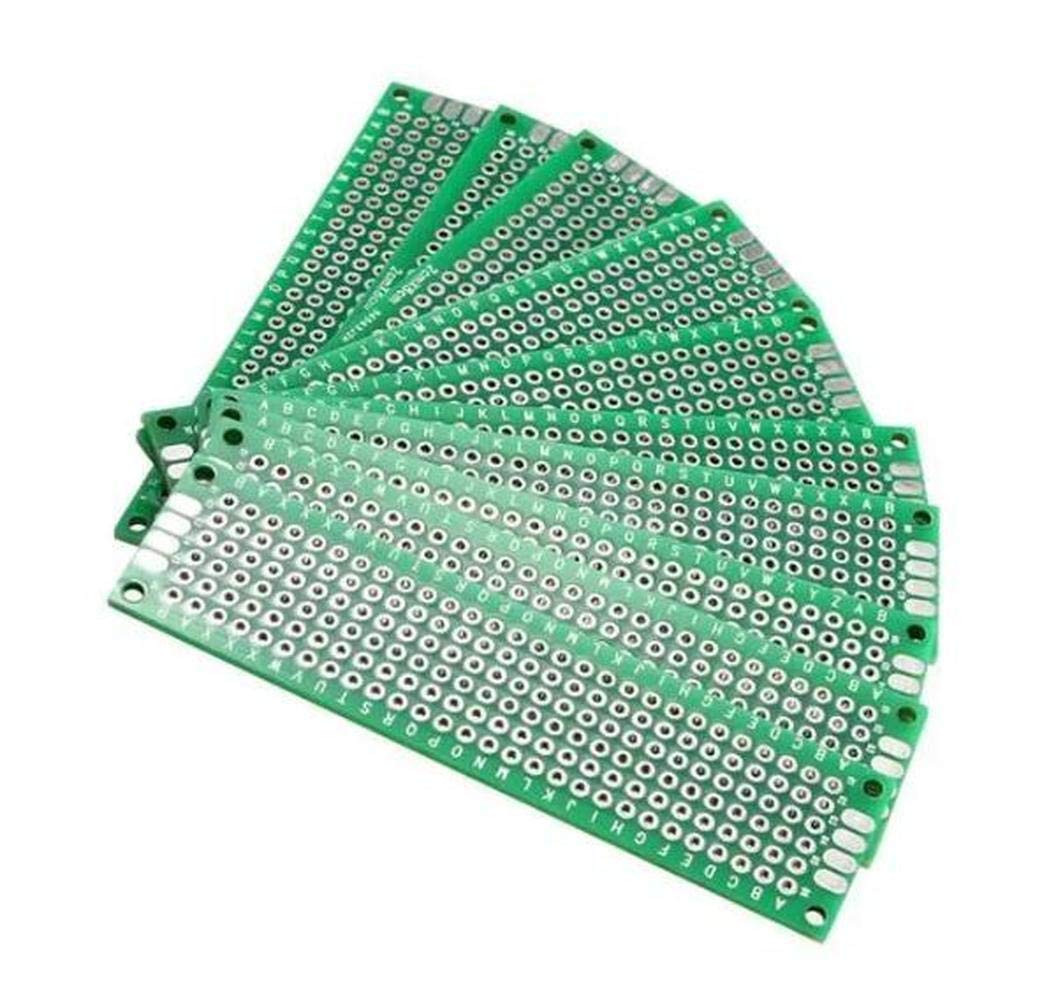 40pcs FR-4 2.54mm Placa De Circuito Impreso PCB Prototipo De Doble Cara