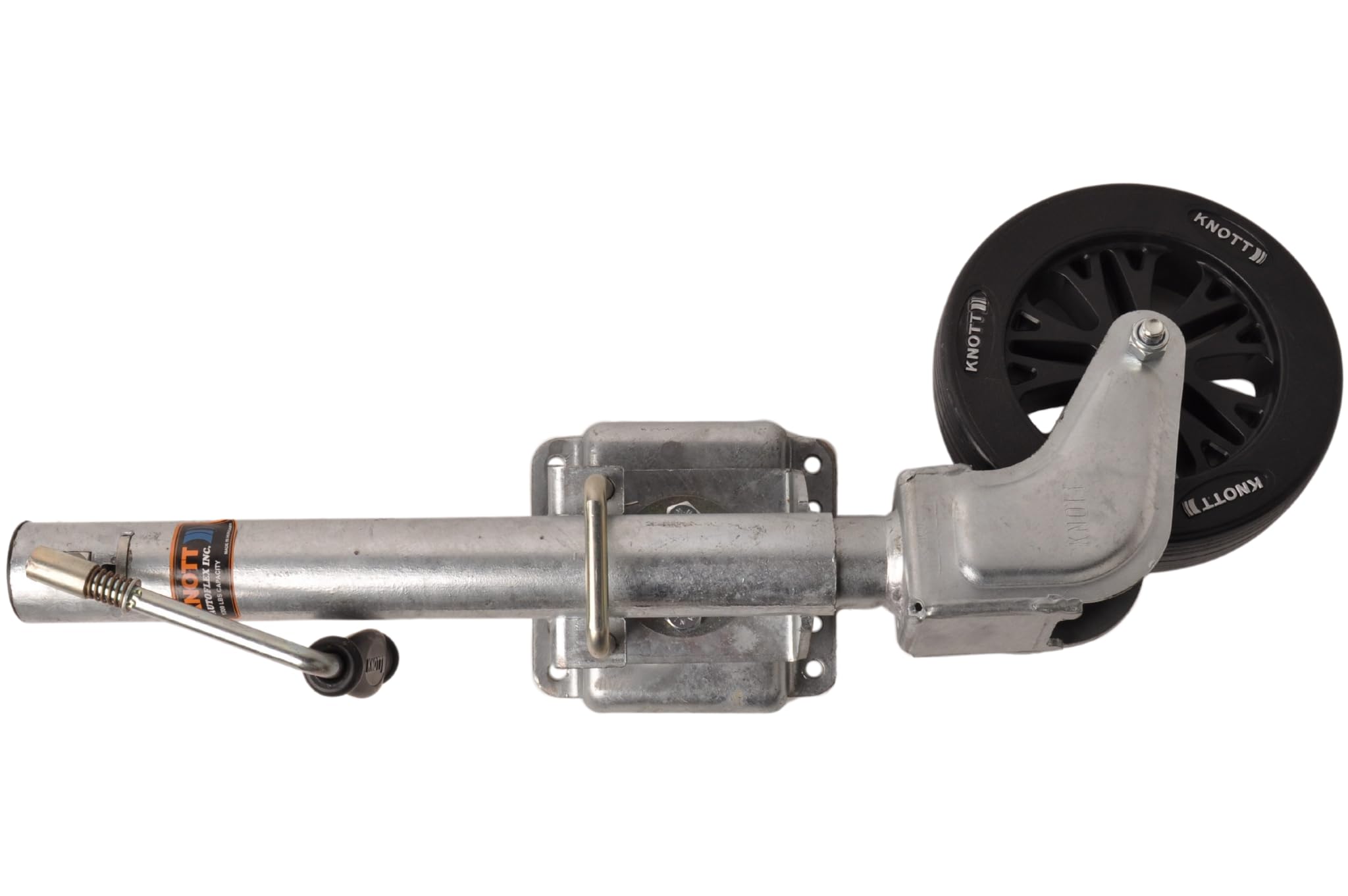 Roue Jockey pivotante avec manivelle 545 kg