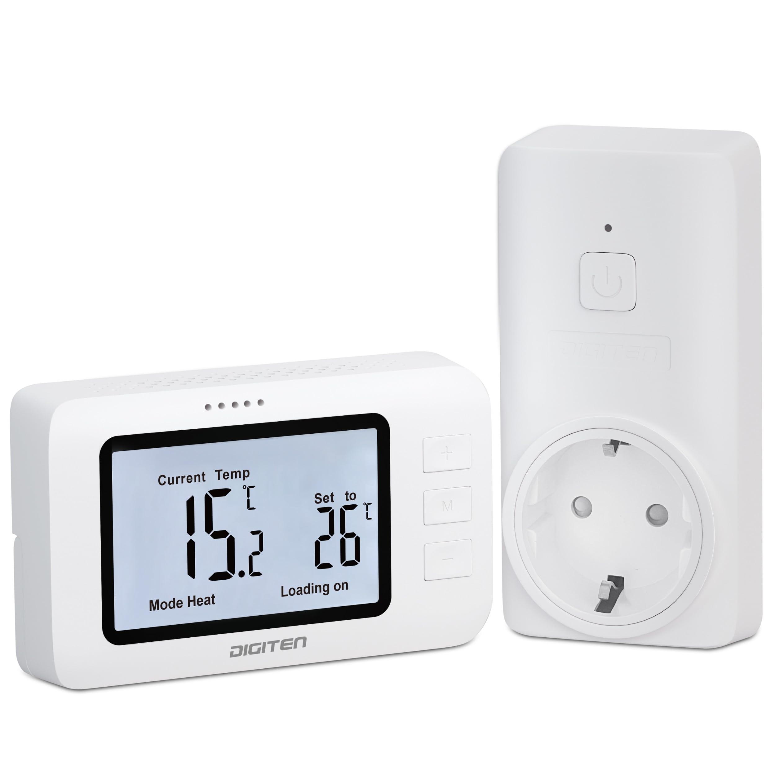 Regulador de calefacción para bricolaje, termostato de enchufe, sistema de calefacción/refrigeración, adecuado para el witwe A/C, ventiladores, calefacción, para familias, habitaciones,