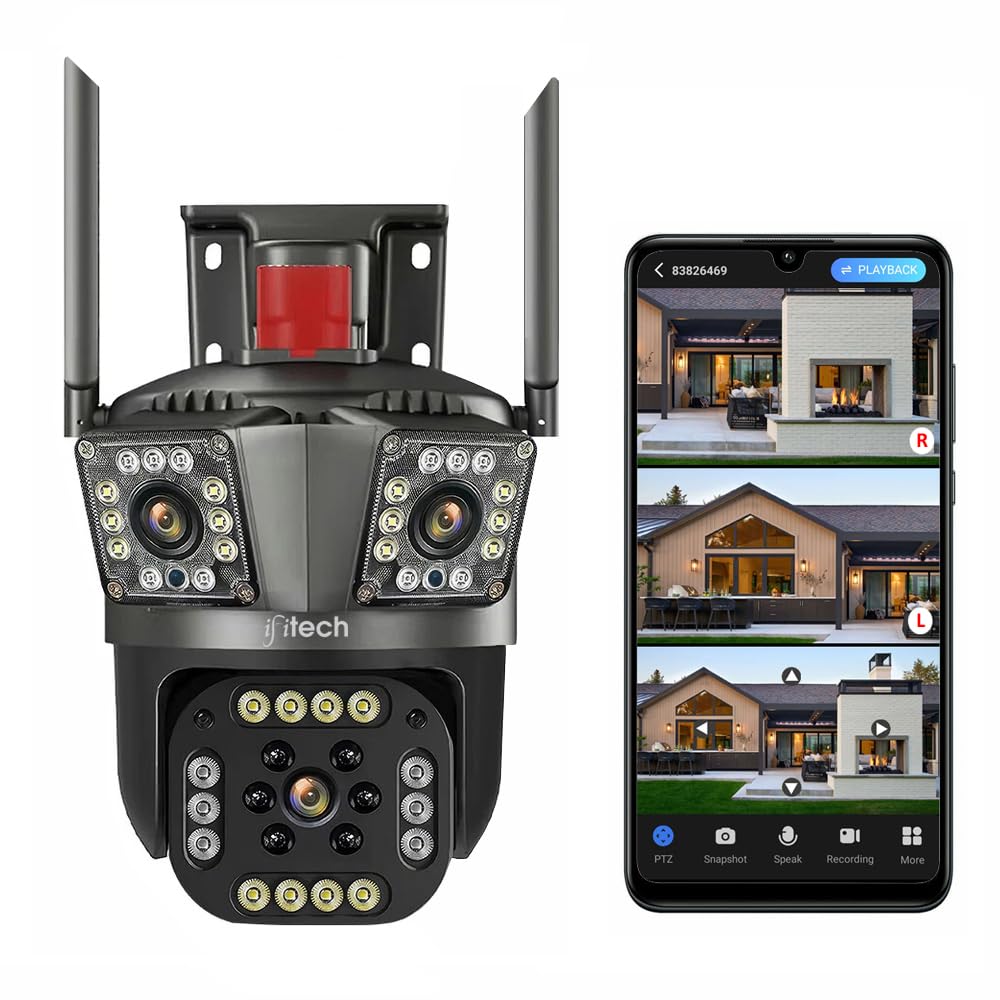 IFITech 12MP Three-Lens Outdoor 4G SIM Based CCTV Security Camera | Color Night Vision | Two-Way Audio | 360 Degree Coverage | Human Detection | Supports Upto 256GB microSD Card | IP65 Waterproof-image-31
