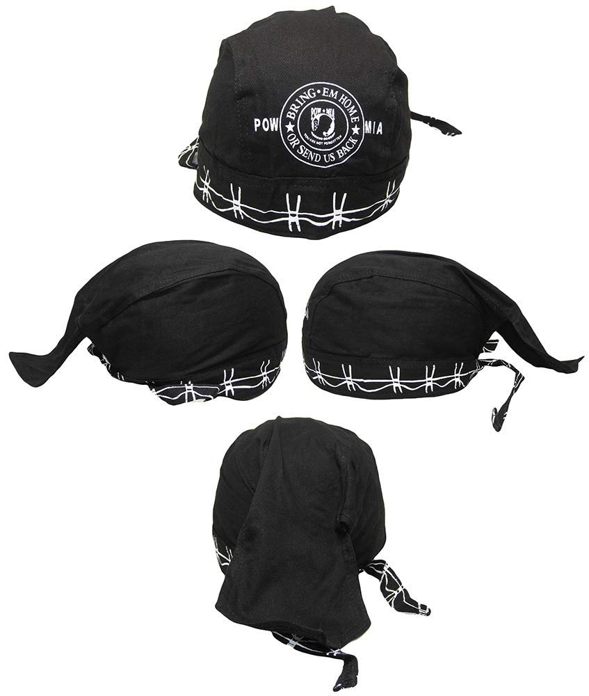 POW MIA Powmia Bring Em Home Or Send US Back Do Rag Doo Rag Skull Cap Head Wrap