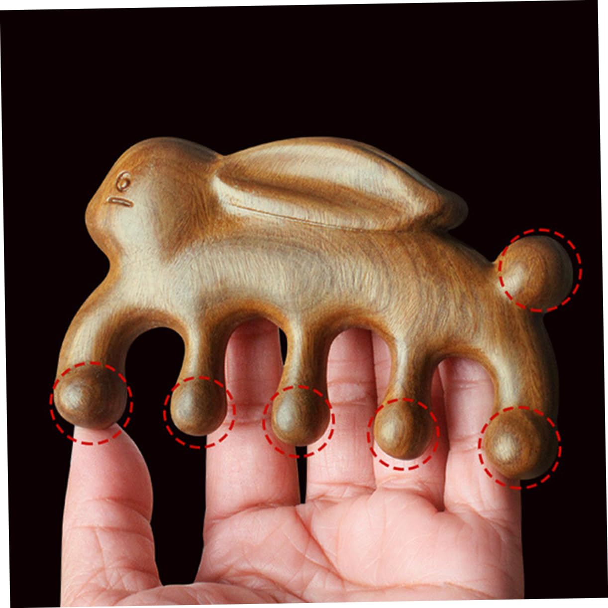 Healeved 3pièces Peigne Massant Anti-statique Pour Relaxation Du Chevelu Outil De Massage Pour Offrir Aux Proches Anniversaires Et Fêtes
