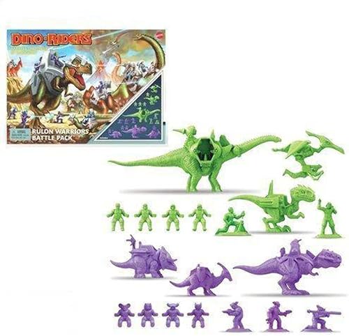 Dino-Riders Paquete de batalla de los guerreros Rulon