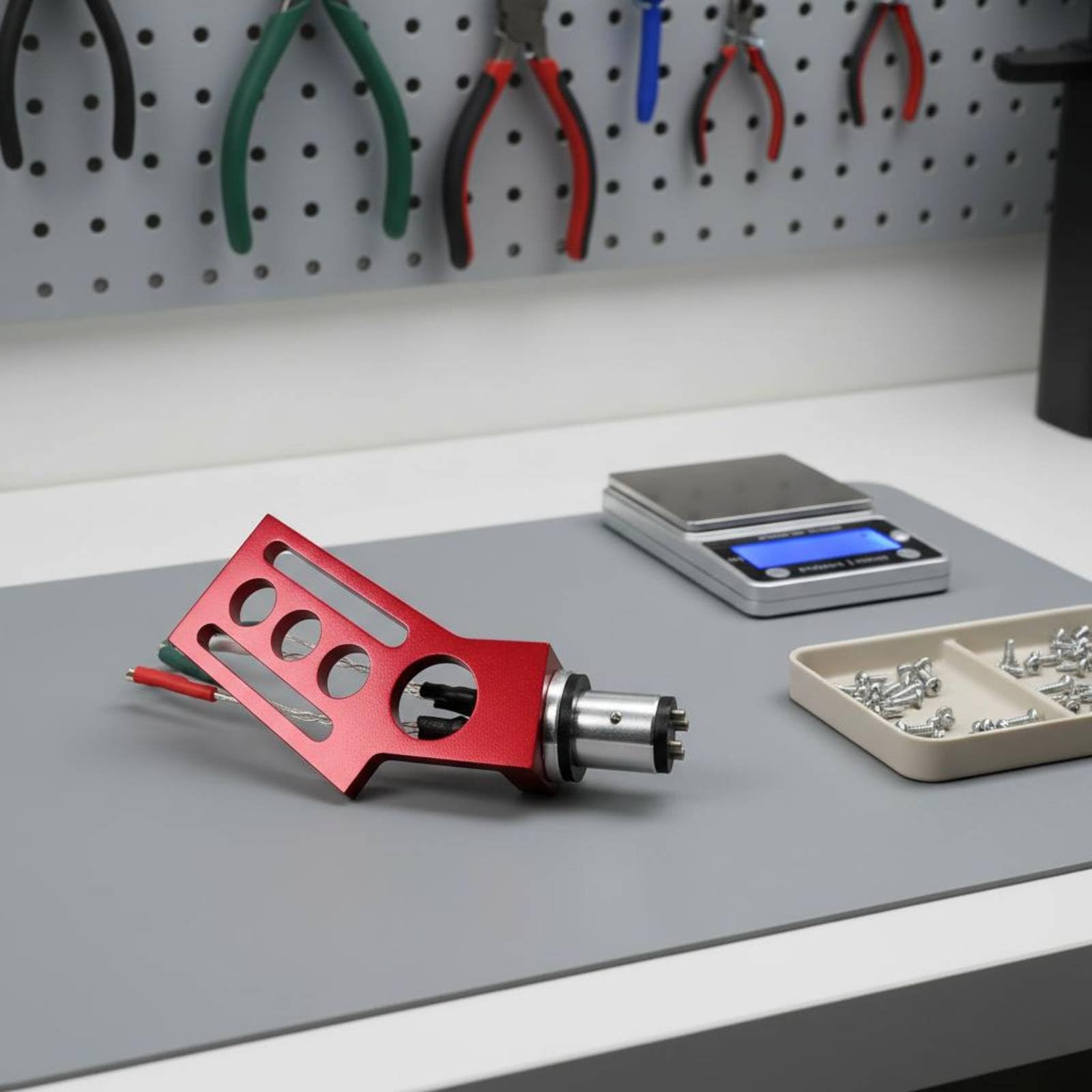 Porta Cápsula de sin Imán Cápsula de Tocadiscos Ligero Cartucho Tocadiscos para Audiófilos, Aficionados del Vinilo, Negro