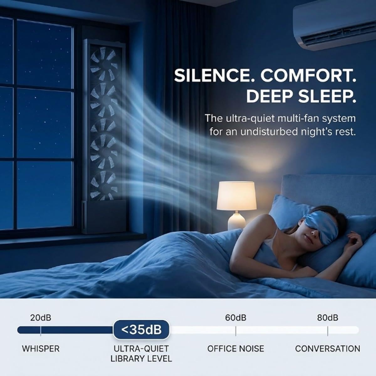 Ventilador De Ventana Vertical Con Flujo De Aire Reversible, Extractor