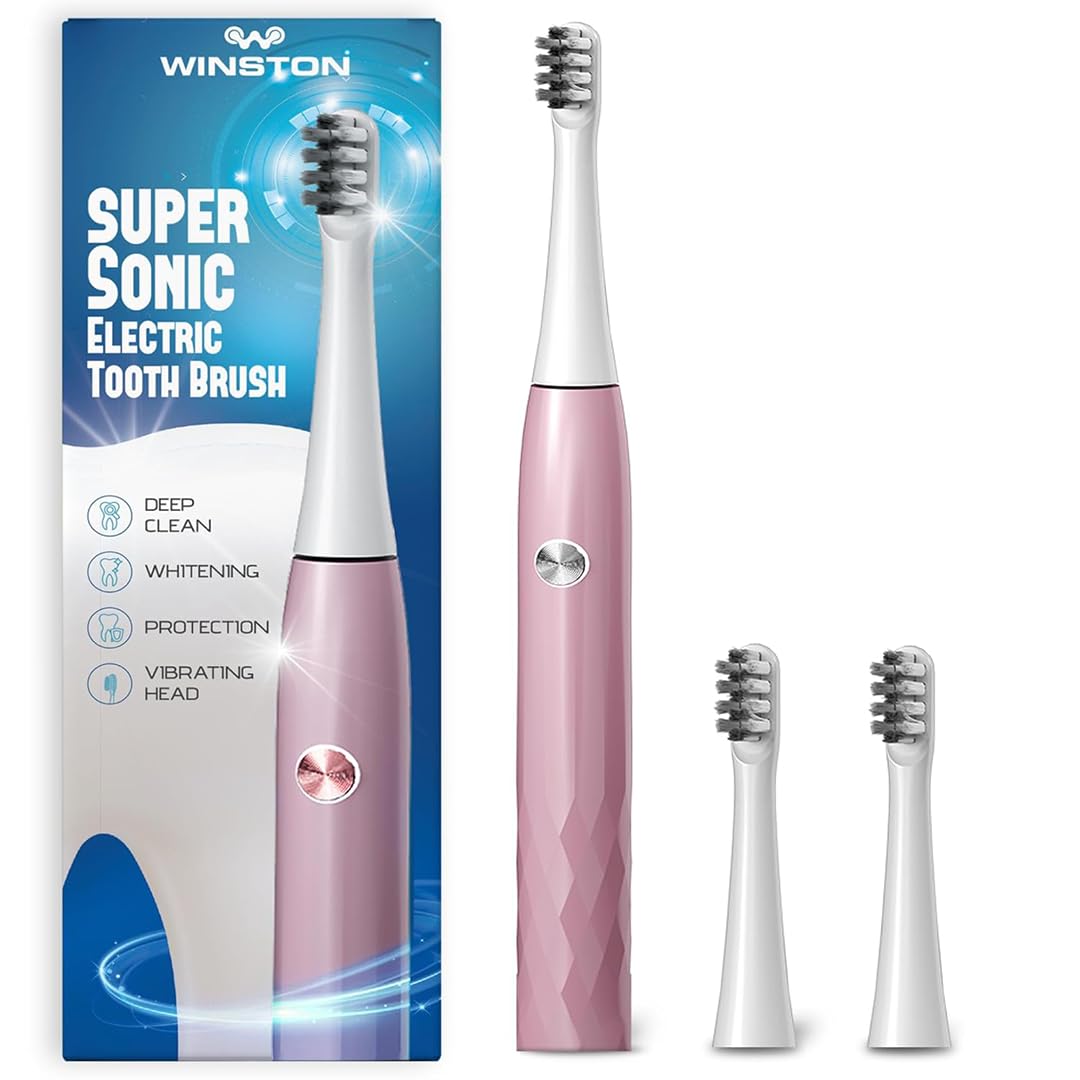 Winston Rechargeable Super Sonic Electric Toothbrush High-frequency Vibration 3-Cleaning Modes with upto 30 Day -IPX7 Waterproof (B0CTQ1DLPC) Amazon Price History, Amazon Price Tracker