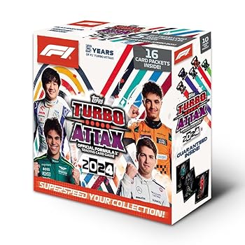 Topps Turbo Attax Formula 1 2024 Jumbo Box 16 Packets