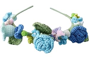 Striking Crochet Headbands: Elegant Square Bands for Women, Girls, and Bridal Parties