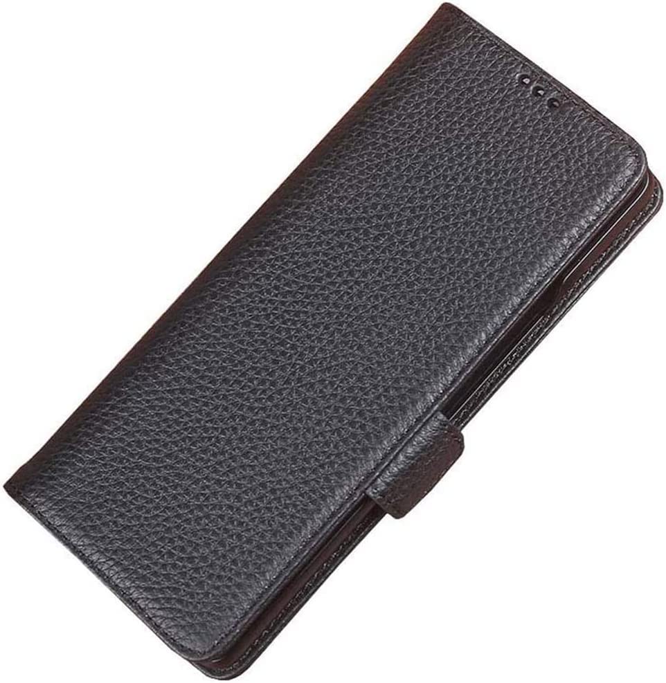 Étui à rabat iPhone 12 Pro bordeaux anti-rayures en cuir avec porte-carte