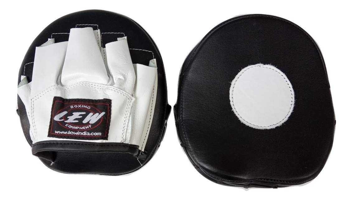 LEW Black/White Pre Curved Boxing/Kick Boxing Cuban Focus Pad (B07MH4MXVQ) Amazon Price History, Amazon Price Tracker