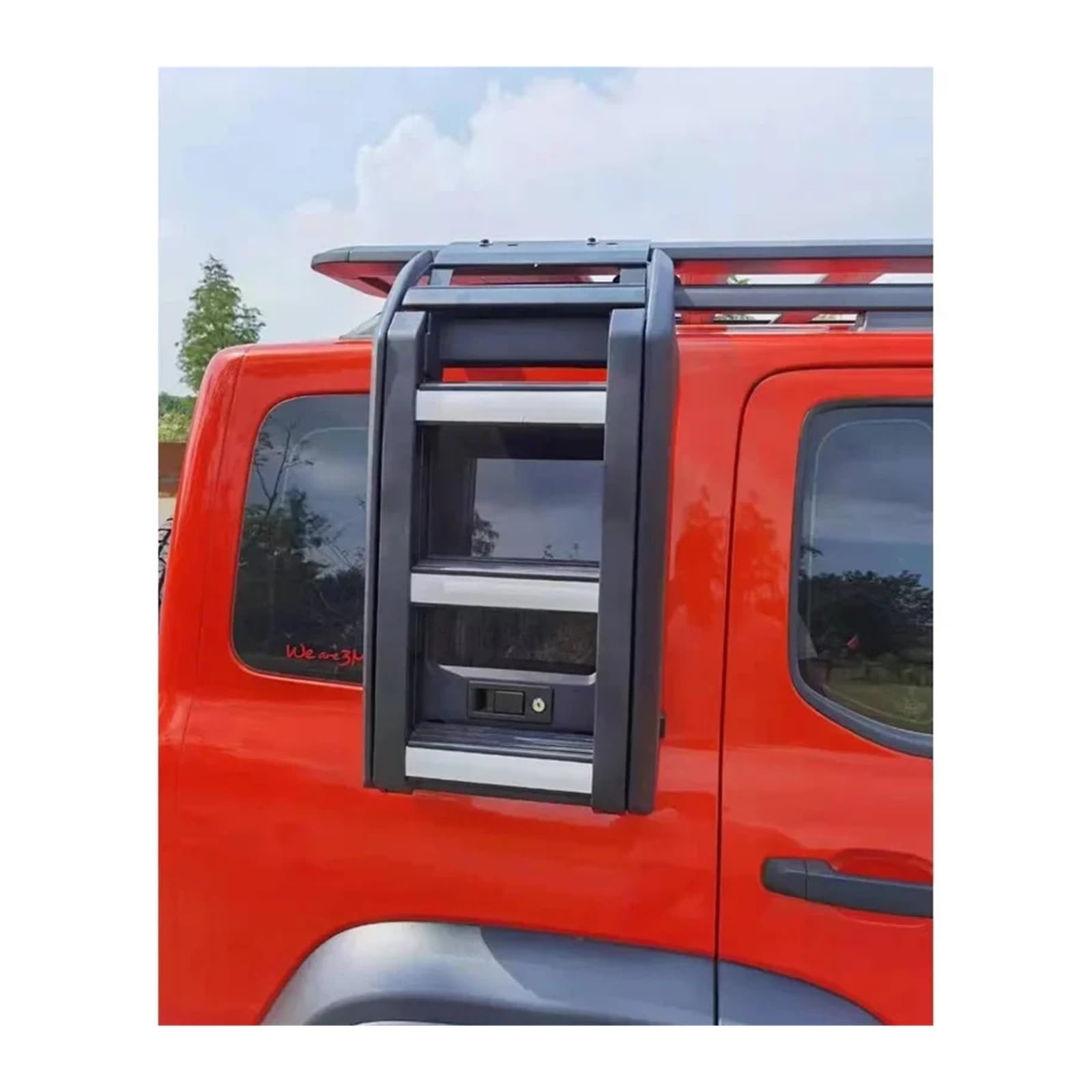 Portapacchi Per Camion Personalizzato Fuoristrada E Scala Laterale Compatibili Con La Staffa Per Carico Bagagli Per Portapacchi Per Auto Su Rotaia Da Tetto Tank 300(Luggage rack)