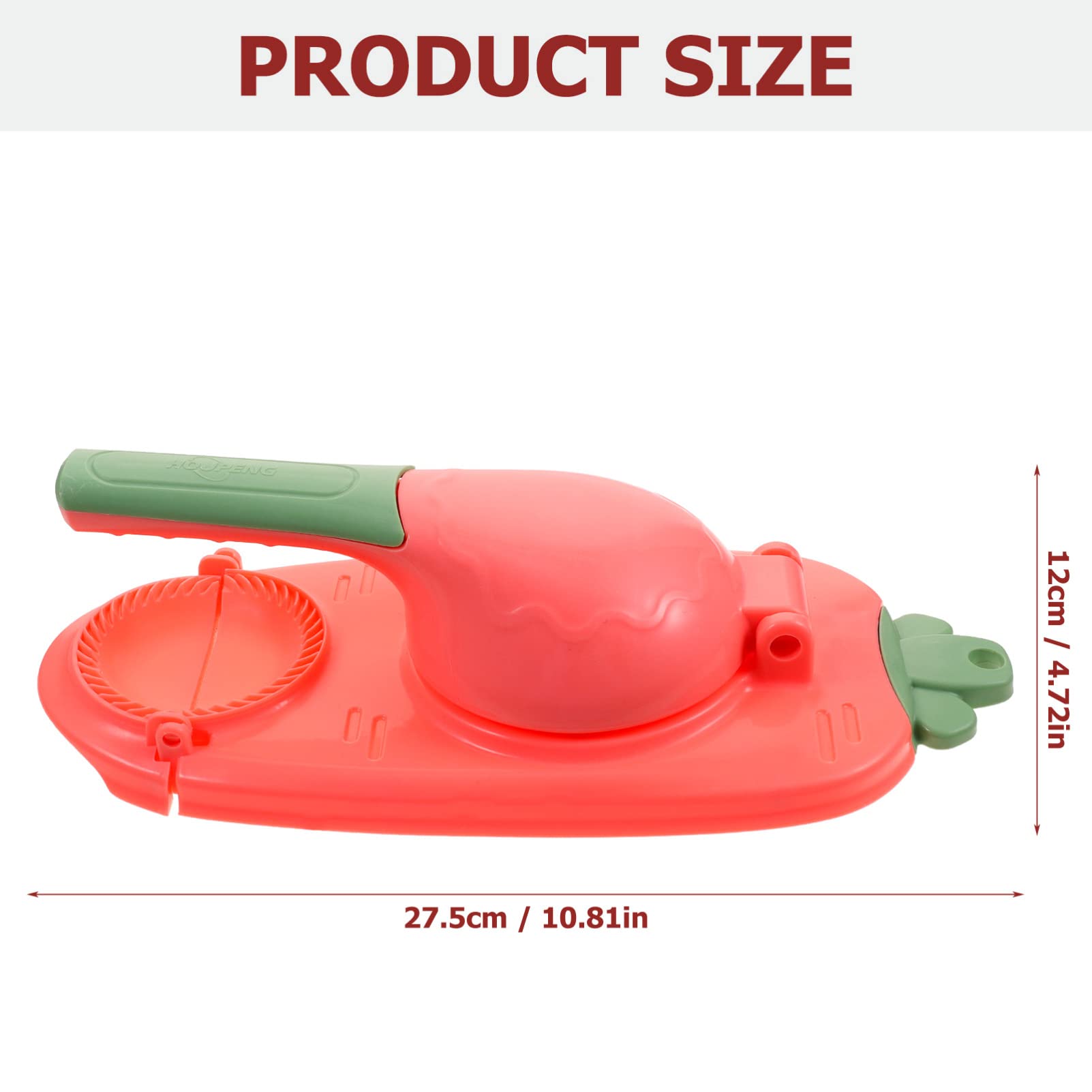 SOLUSTRE 1Set Compact Manual Dumpling Press Tool Professional Dough Presser for Easy Dumpling Skin Making Non Stick Surface Ergonomic Handle for DIY Dumplings and Pies