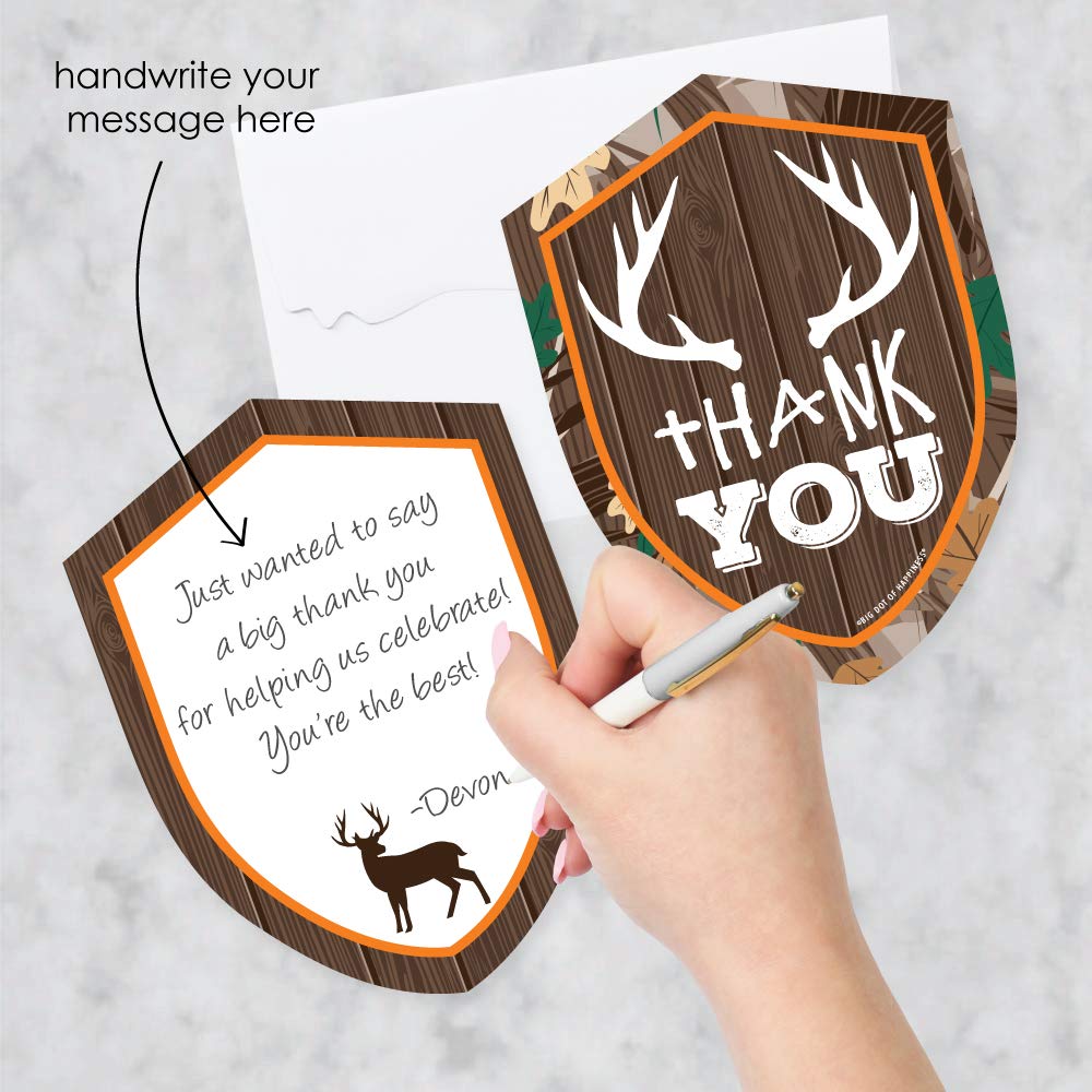 amazon-com-big-dot-of-happiness-gone-hunting-shaped-deer-hunting-camo-baby-shower-or-birthday-party-thank-you-note-cards-with-envelopes-set-of-12-office-products