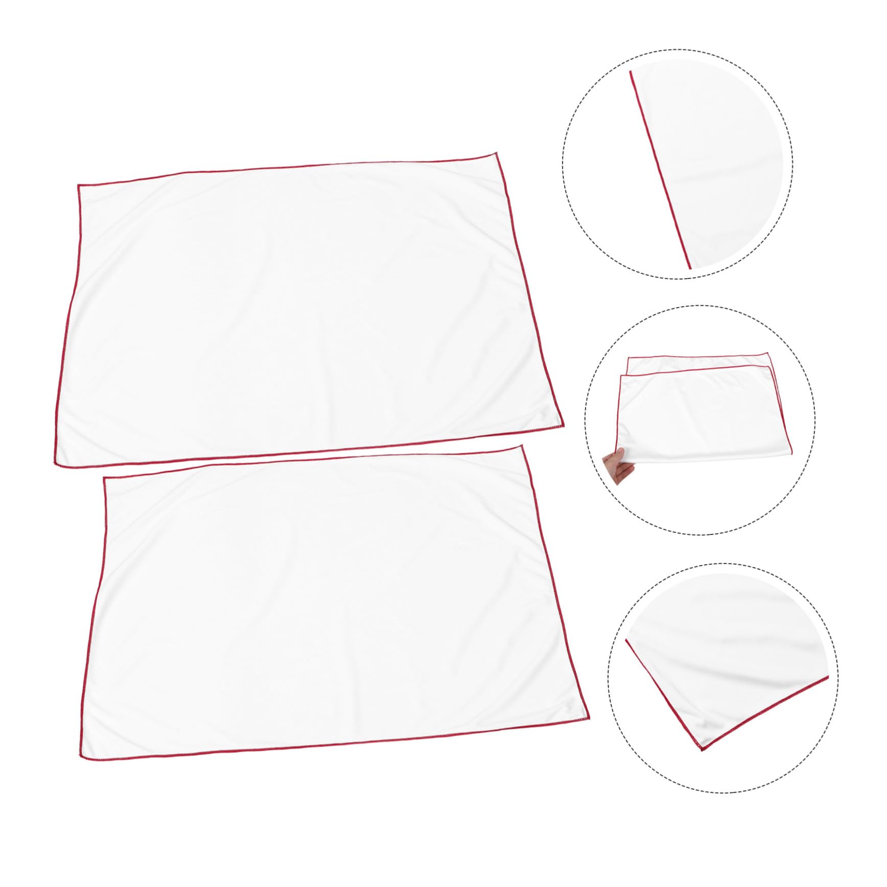 6 Piezas Paños de Microfibra para Pulir Cristalería Toallas sin Pelusa para Secar Copas de Vino y Stemware Trapos de Limpieza Duraderos para Vidrio