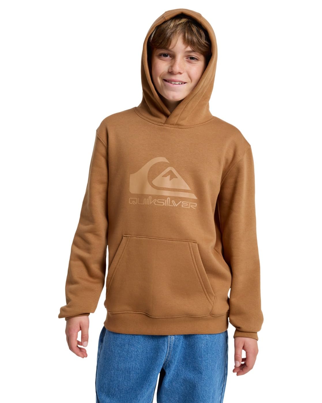 Quiksilver Hoodie COMP LOGO HOODIE YOUTH Boys Brown