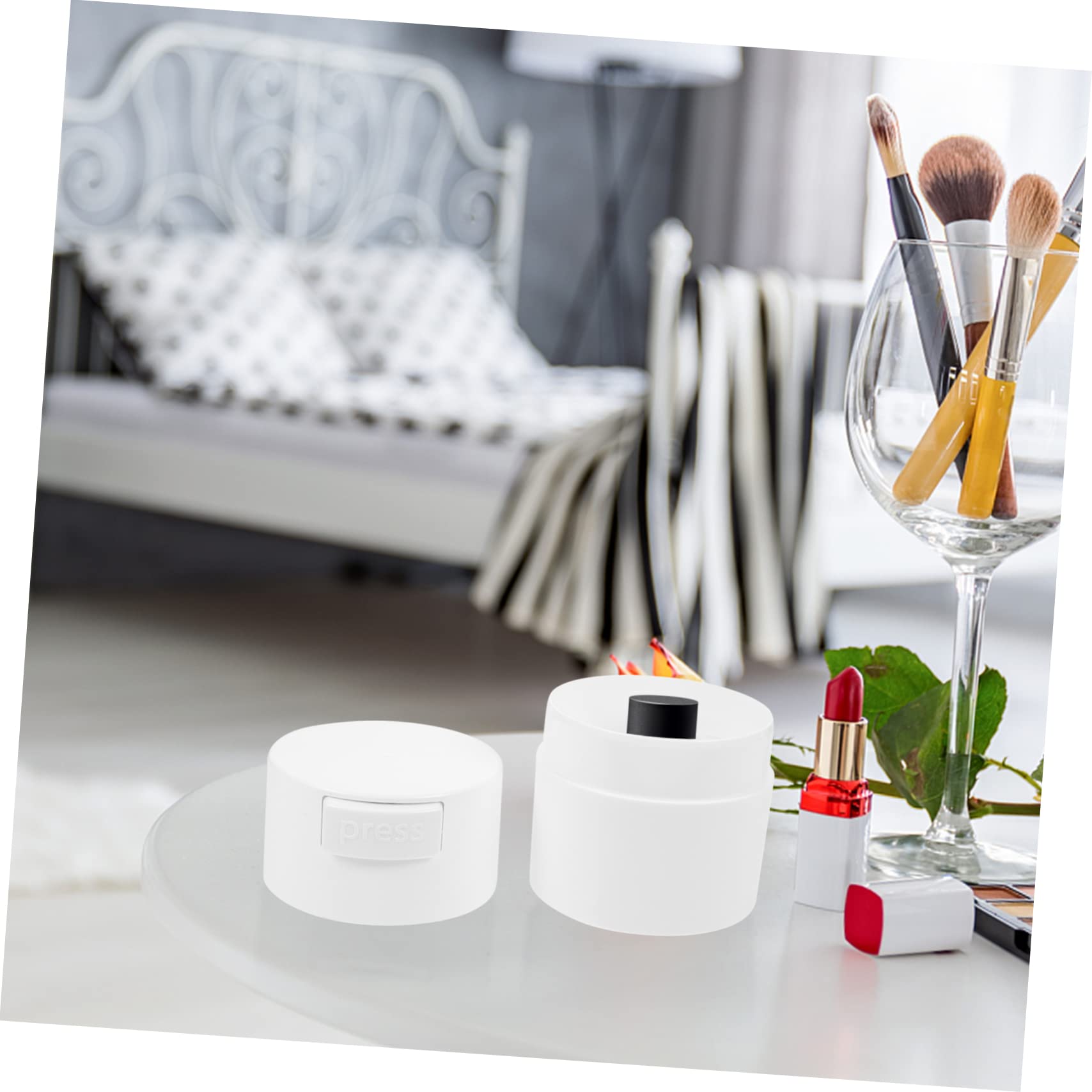 FOMIYES Eyelash Extension Container Lash Storage Jar Eyelash Tech Supplies Must Haves