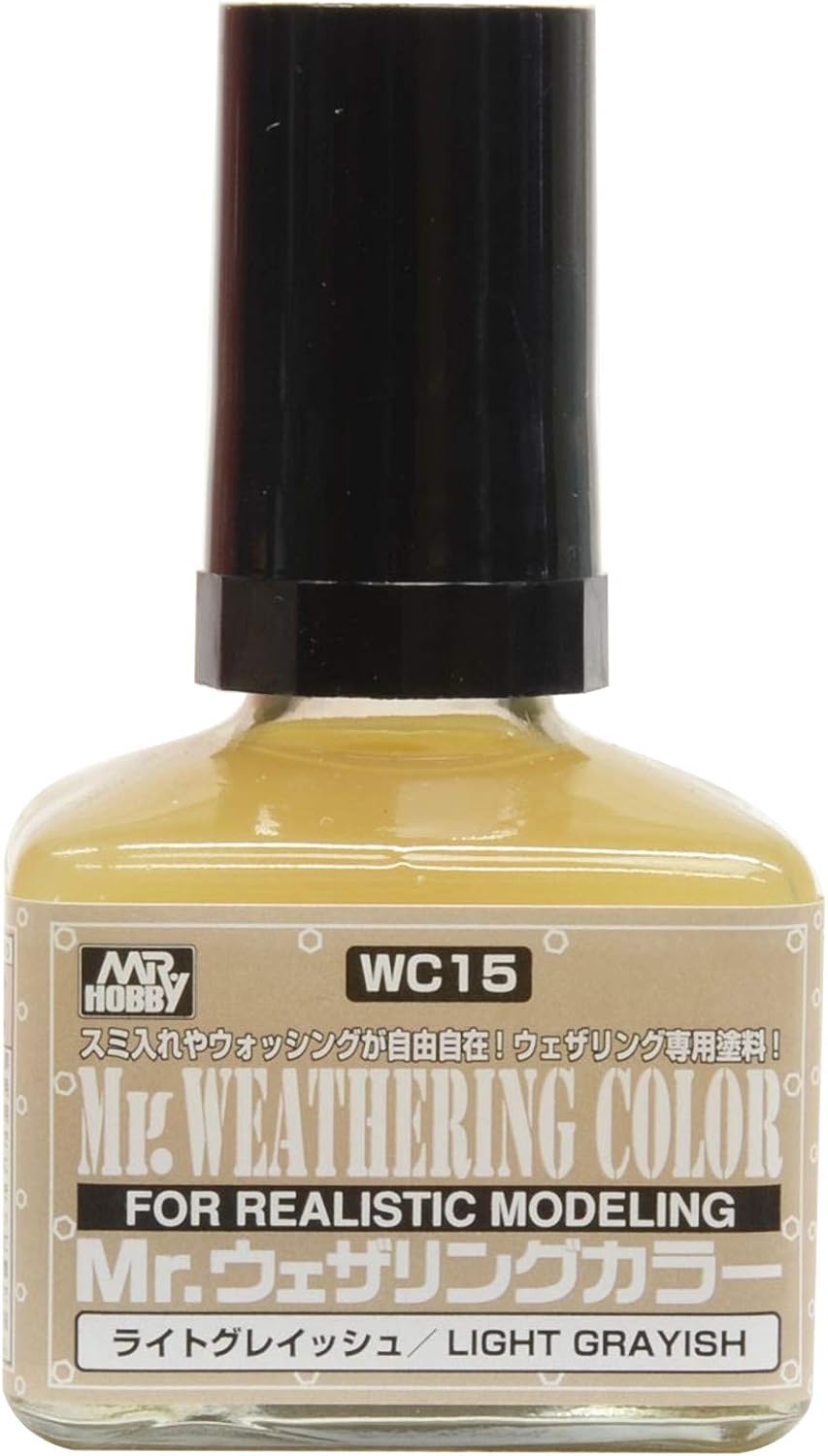 GSI Creos - WC15 Light Grayish, Mr. Hobby Mr. Weathering Color Paint