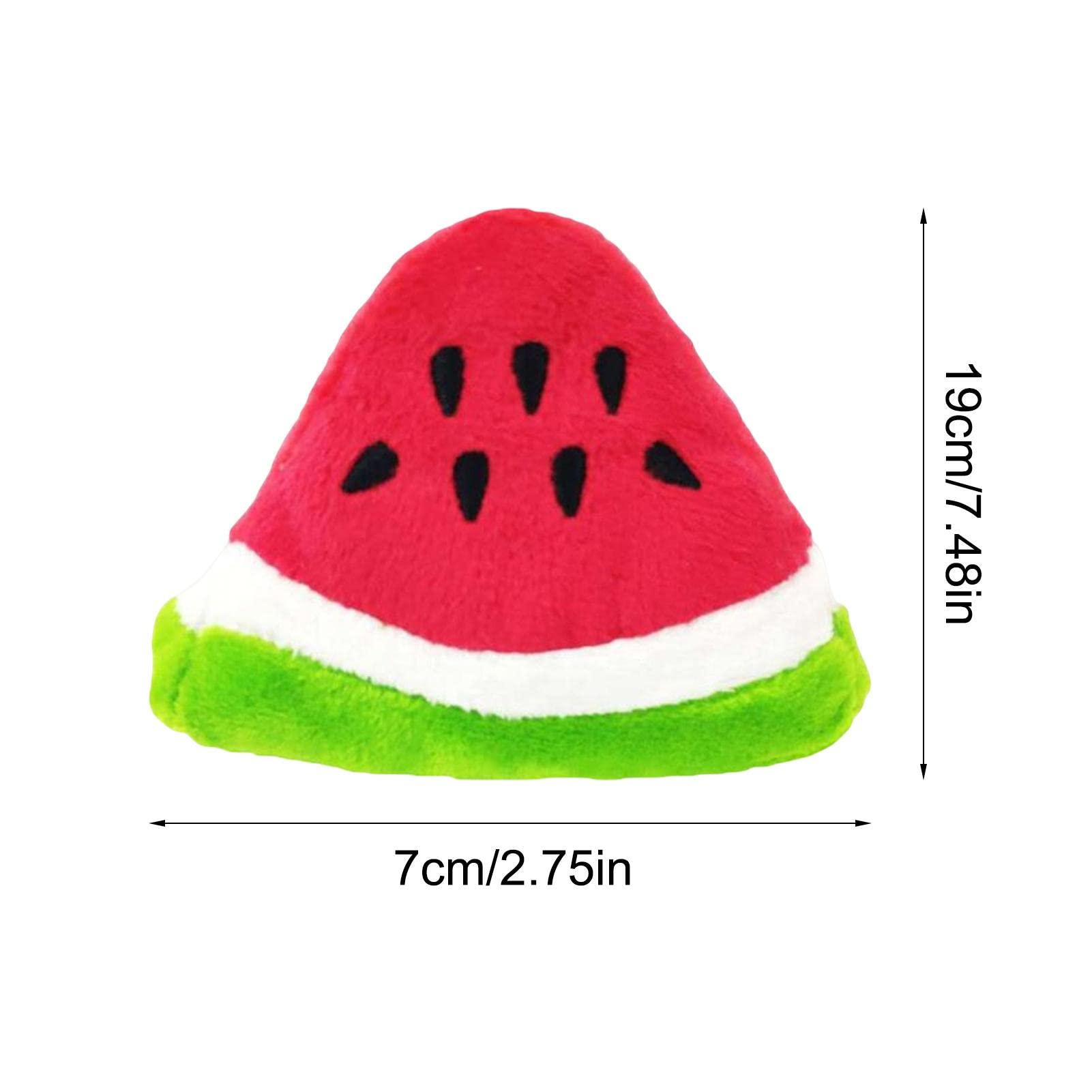 Hond piepend speelgoed | Vocal Fruit Squeaky Fruit Toys voor honden Bijtbestendig | Piepend hondenspeelgoed katoenweefsel vermindert destructief gedrag Massage tandvlees voor kleine