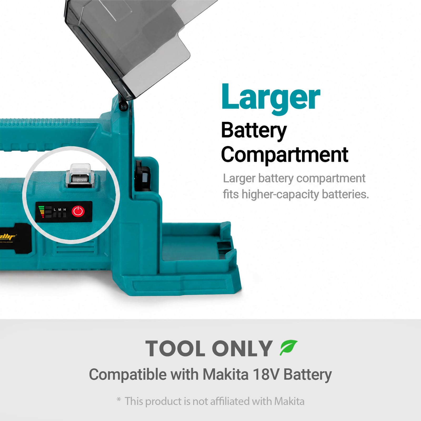 Bomba de transferencia de agua sin escobillas compatible con batería Makita de 18 V (solo herramienta), bomba autocebante inalámbrica de 1/4HP 540GPH, bomba de utilidad para drenaje de piscina