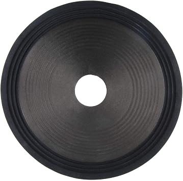 Heyiarbeit 10 inches Paper Speaker Cone Subwoofer Cones Drum Paper 1.4 inches Inner Diameter 9.6 inches Outside Diameter with Rubber Surround 1Pcs