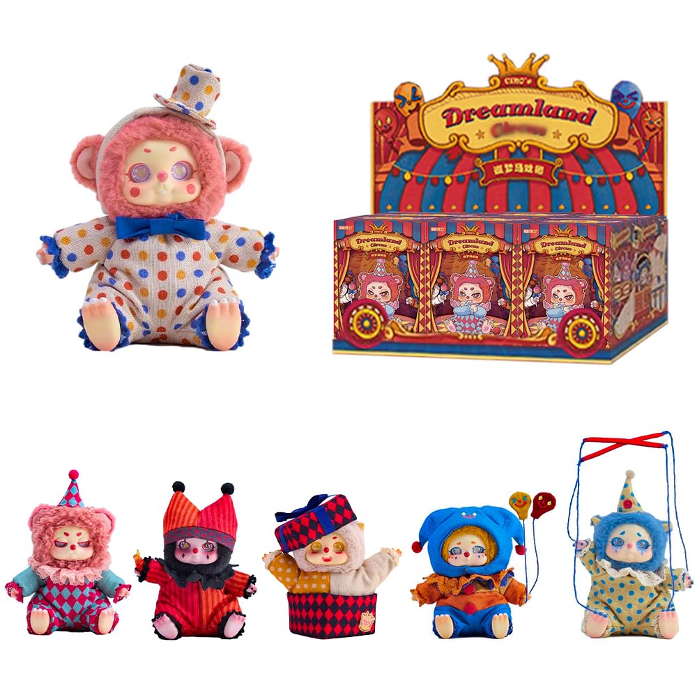 Amazon.co.jp: niannyyhouse ぬいぐるみ ブラインドボックス サーカス