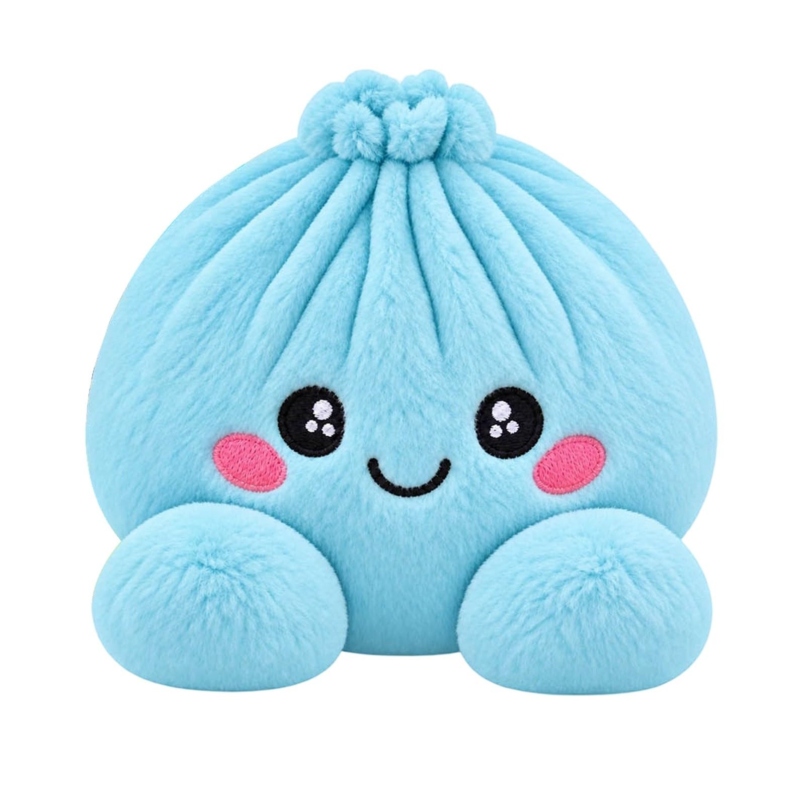 Kawaii Kuties Dumpling Pack of 7 Colors Fluffy Dumplings Kawaii Squashy